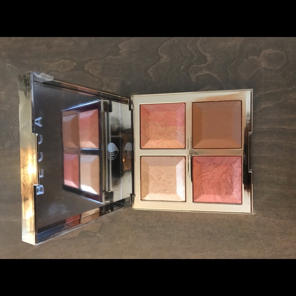 Becca Khloe and Malika bronze blush and glow